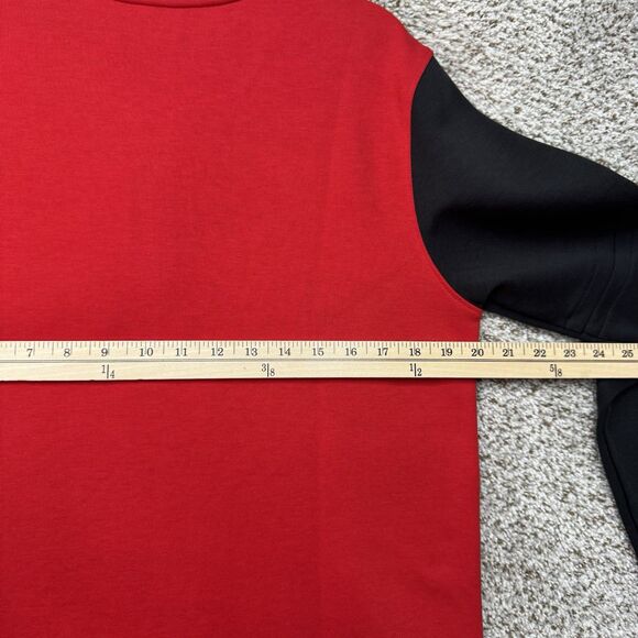 Nike Sweater Men's Small Red Black Quarter Zip Pullover FJ9549-060 Football New - Picture 12 of 14
